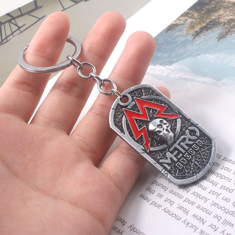 Mens Dog Tag Necklace - 게임 메트로 Exodus 2033 목걸이 펜던트