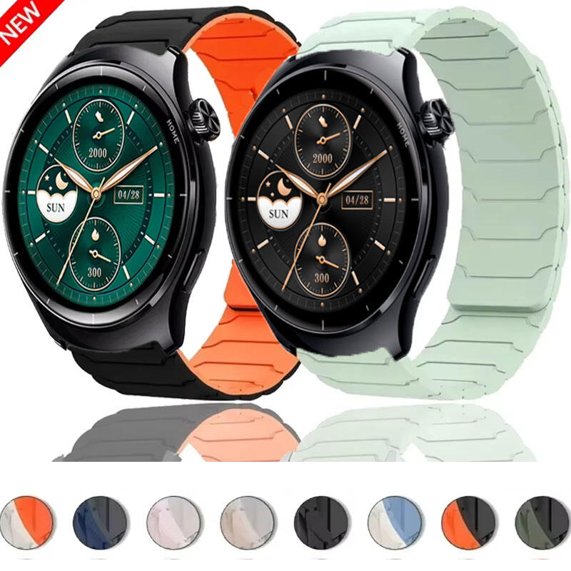 A1 Watches & Jewelry New York Photos - 22mm 스포츠 마그네틱 실리콘 팔찌 (미브로
