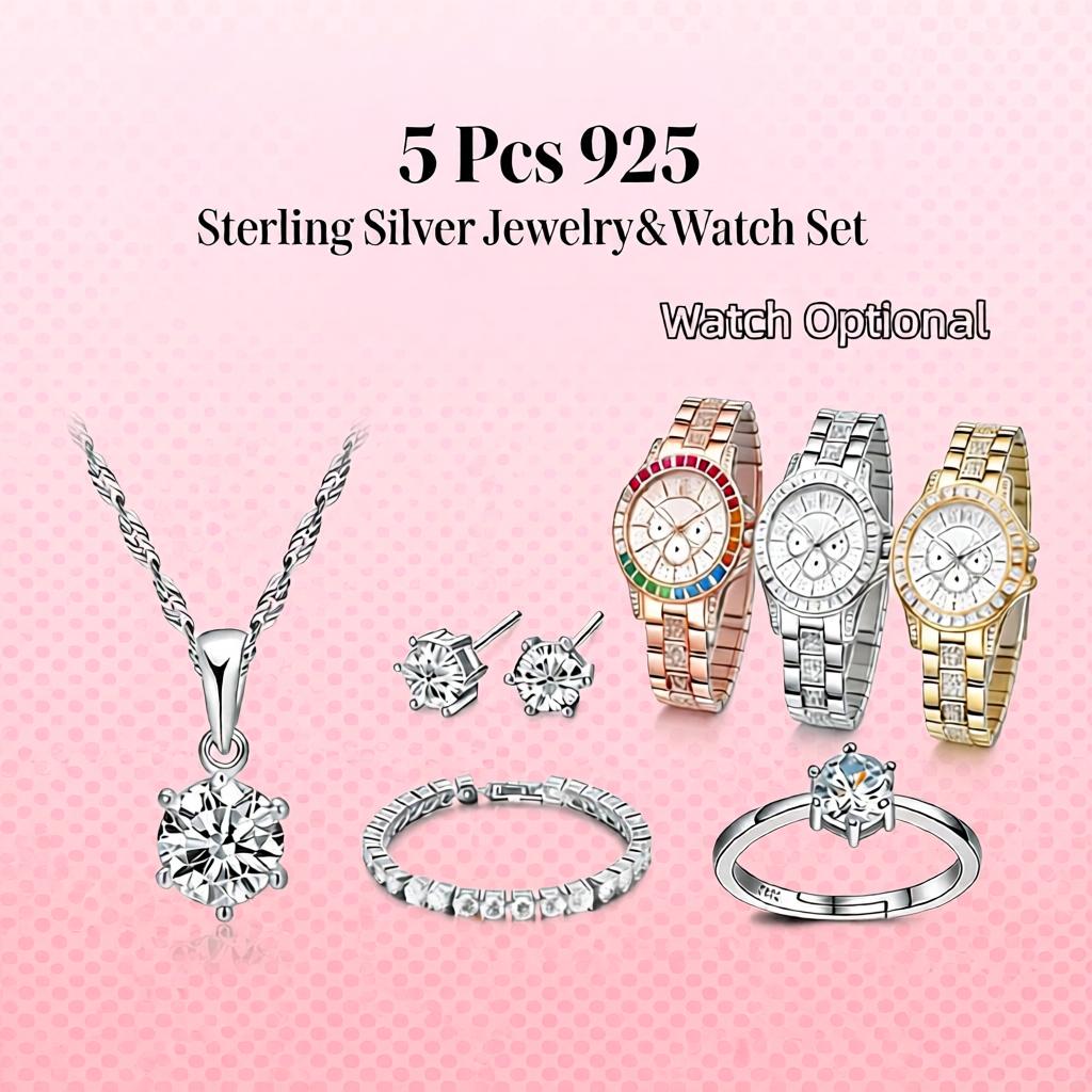 예쁜 925 스털링 실버 기하학 크리스탈 지르콘 목걸이 - Best Jewelry Watches Women 리뷰 및 가격