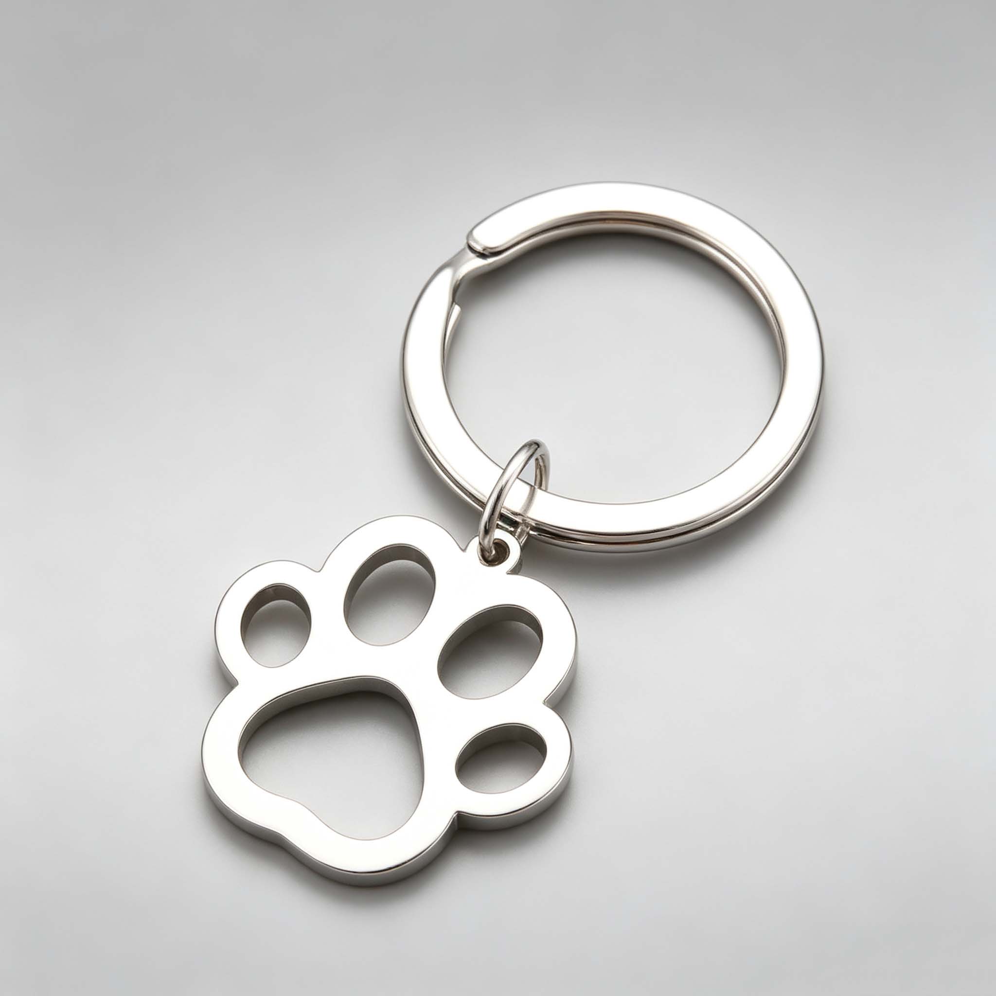 5개 스테인리스 스틸 강아지 발바닥 키체인, 은색 패션 - Mens Dog Tag Necklace 리뷰 및 가격