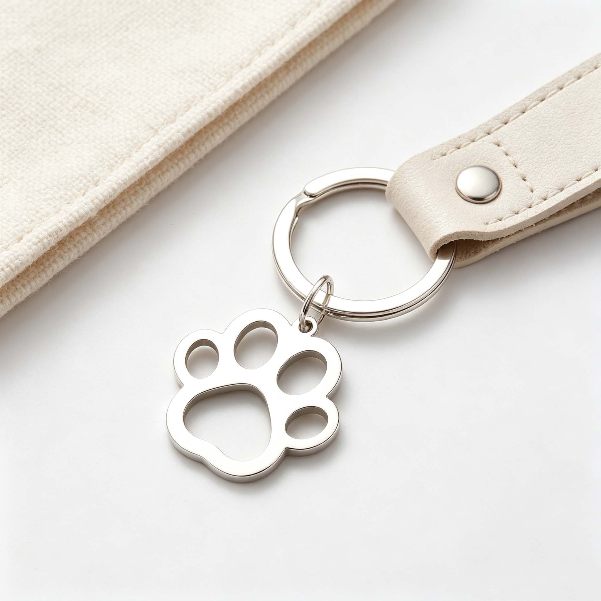 5개 스테인리스 스틸 강아지 발바닥 키체인, 은색 패션 - Mens Dog Tag Necklace 리뷰 및 가격