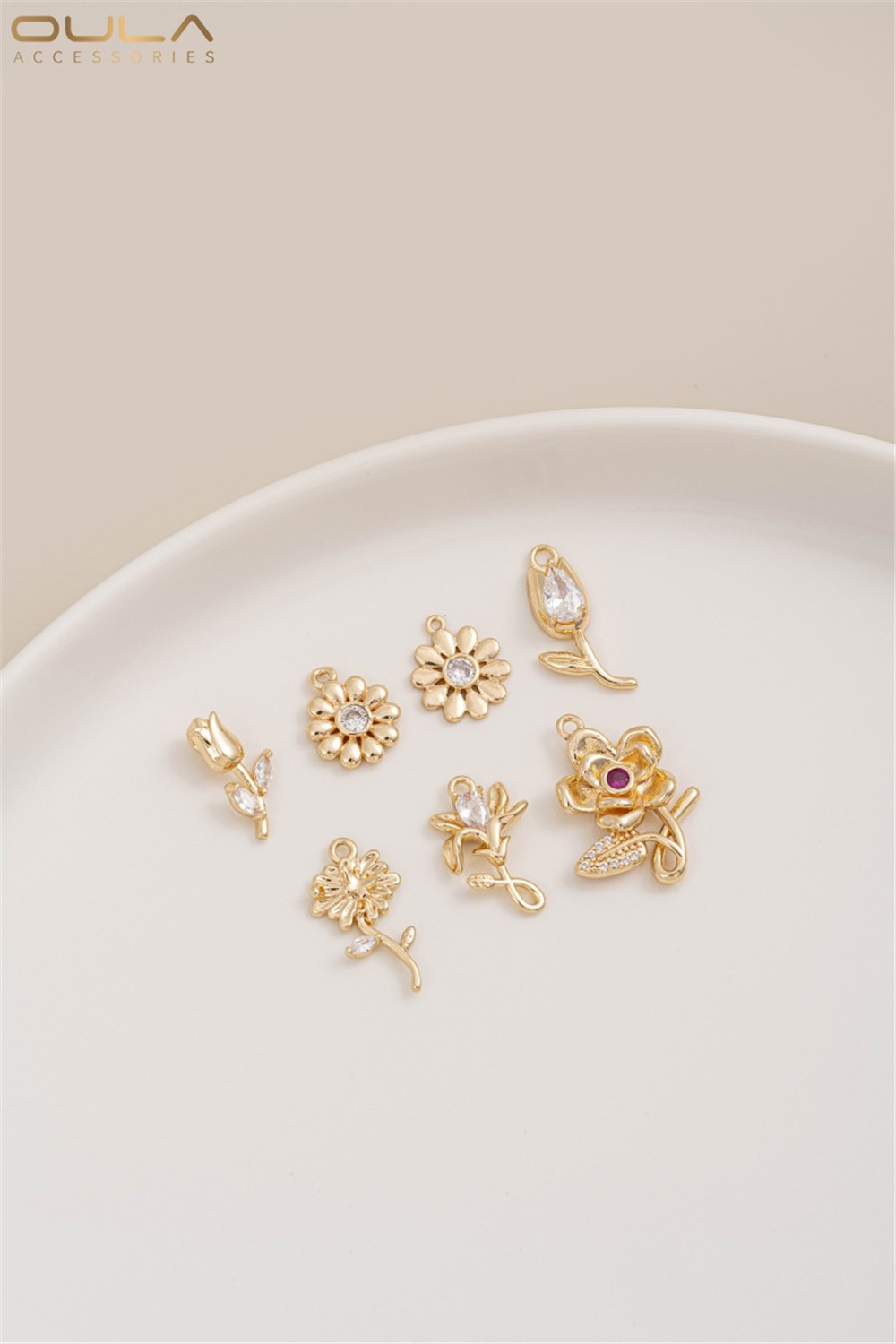 1PCS 14K 금도금 및 지르콘 상감 작은 데이지,  - Rose Gold Bracelet 리뷰 및 가격