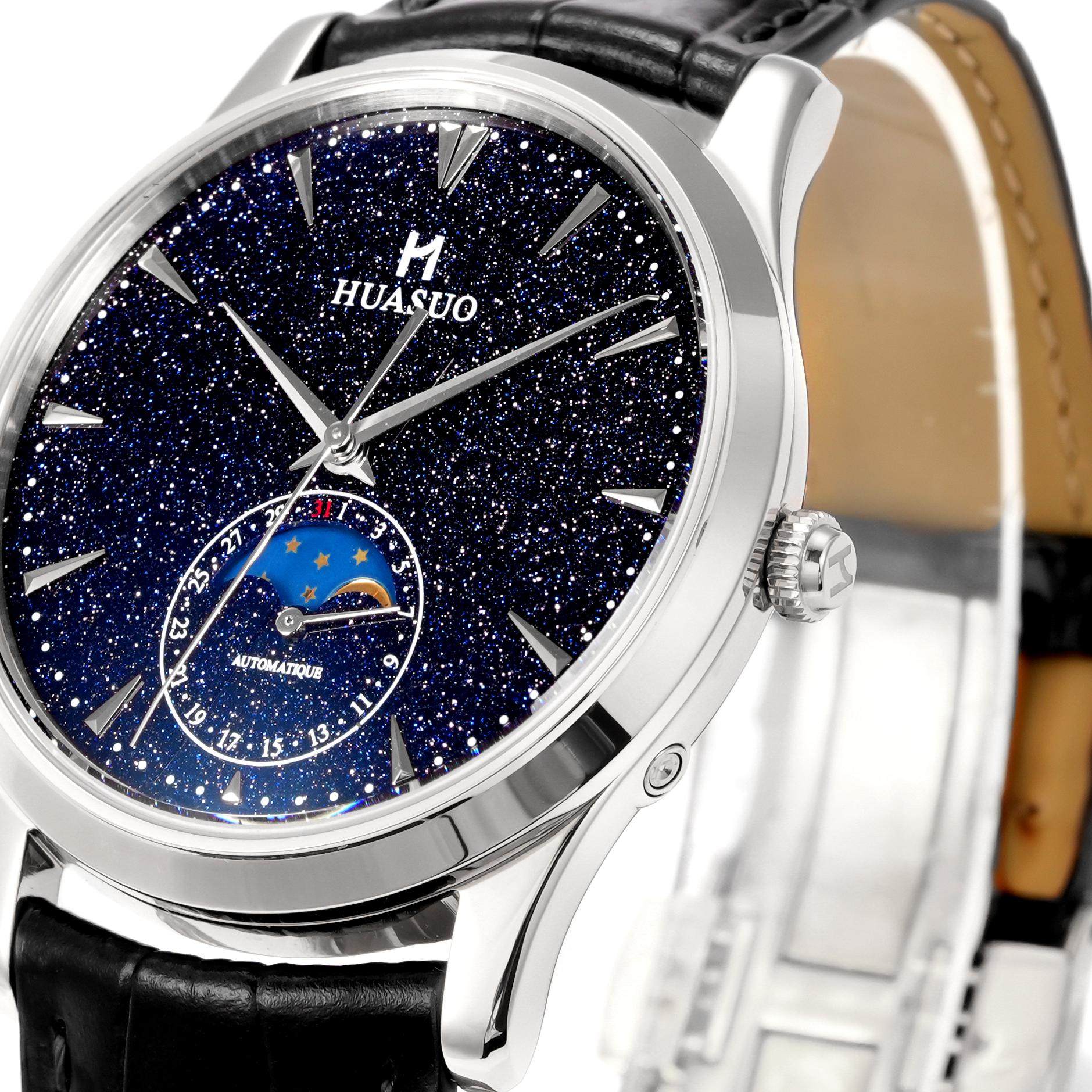 퍼펙트 타임 워치 남성용 시계 블루 샌드 스톤 디스크  - Stones Watches & Jewelry In Sweden Ab 리뷰 및 가격