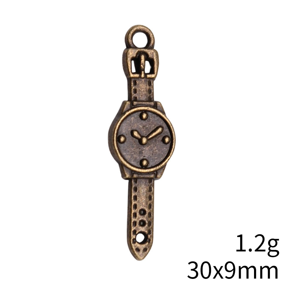 10개 30x9mm 2가지 색상 앤틱 실버 색상 앤틱  - Jewelry Watches Silver 리뷰 및 가격