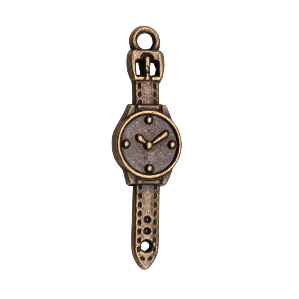 10개 30x9mm 2가지 색상 앤틱 실버 색상 앤틱  - Jewelry Watches Silver 리뷰 및 가격