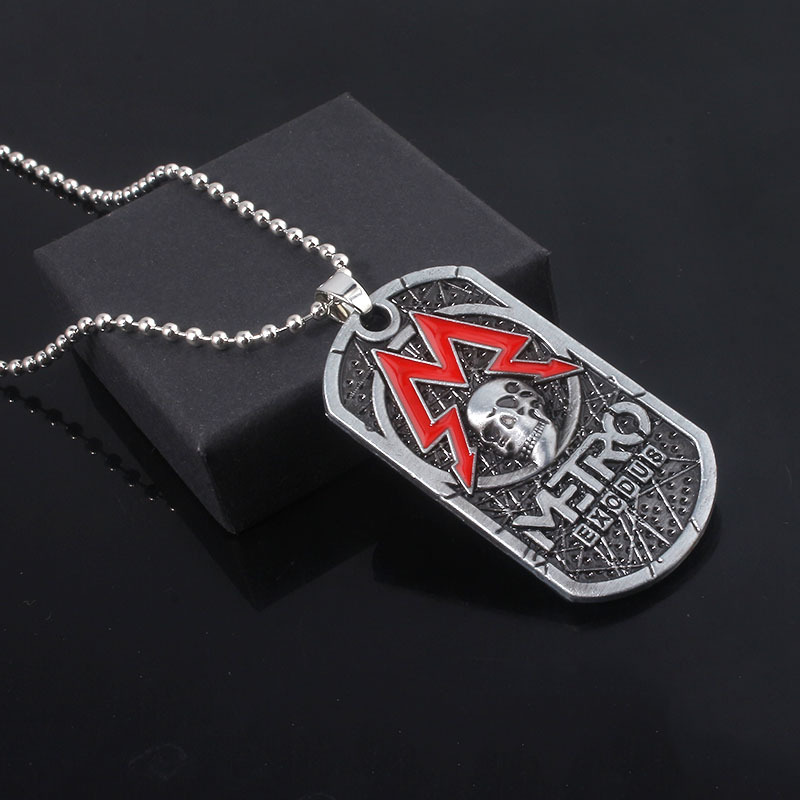 게임 Metro Exodus 2033 키 체인 창의력  - Mens Dog Tag Necklace 리뷰 및 가격