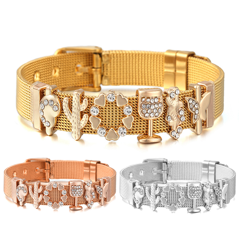 핫세일 DIY 나비&나무 참 슬라이드 비즈 10mm 스 - Jewelry Watches For Sale 리뷰 및 가격