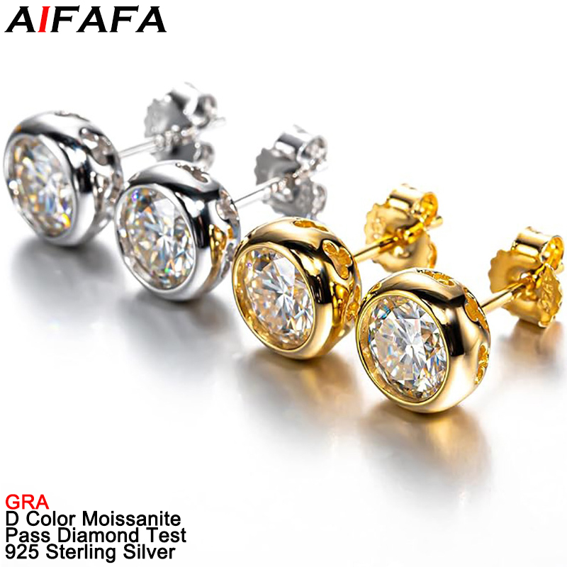 진짜 D 컬러 모이사나이트 다이아몬드 스터드 귀걸이 1 - Diamond Stud Earrings 리뷰 및 가격