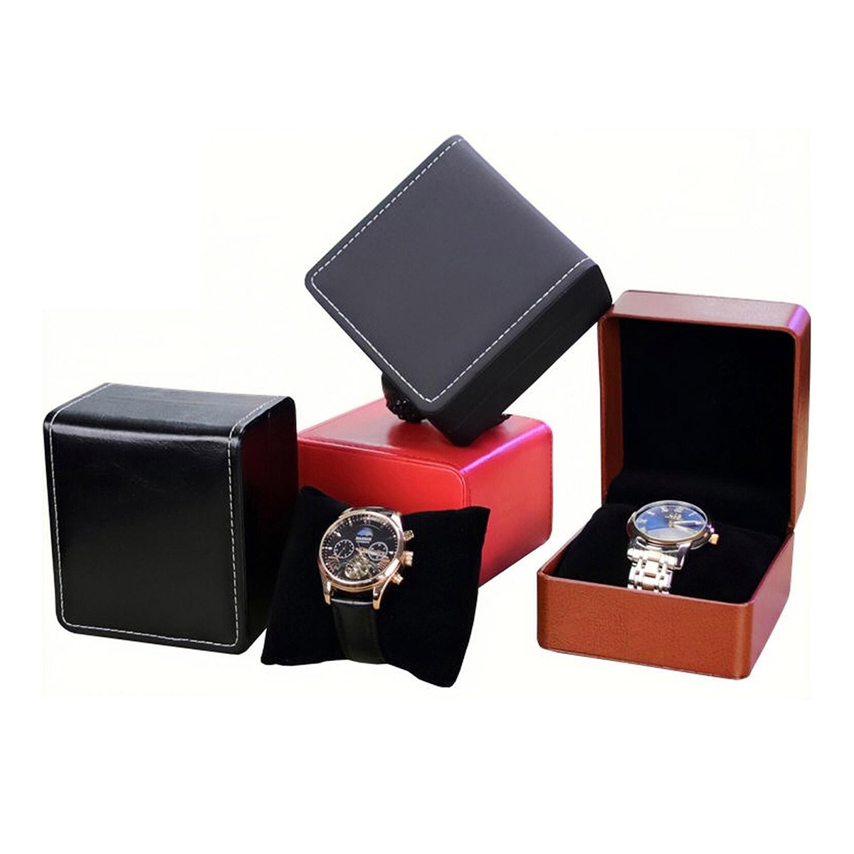 패션 가죽 시계 상자 케이스, 거치대 정리함 시계 디스 - Best Jewelry Watches Women 리뷰 및 가격