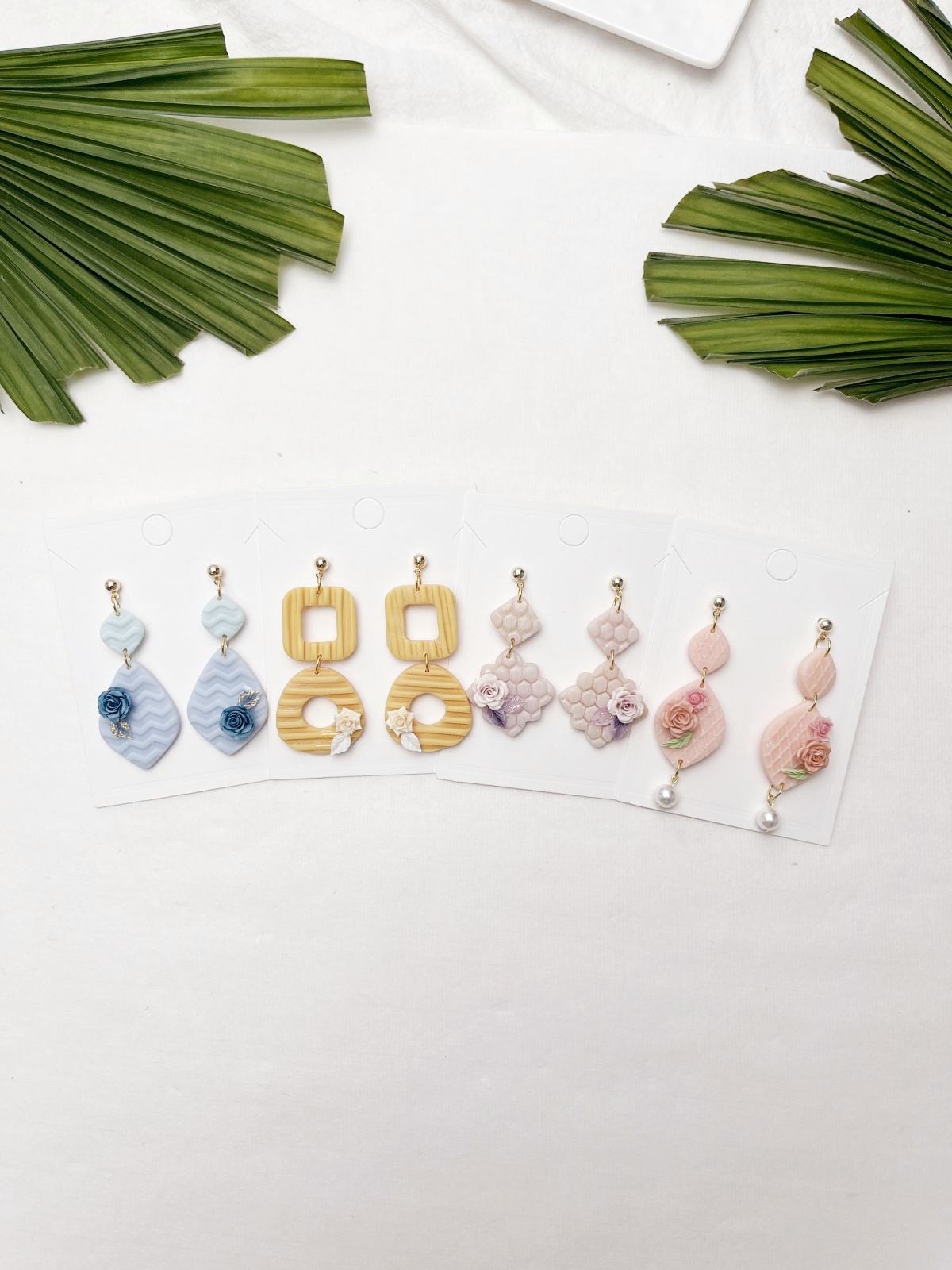 폴리머 귀걸이 폴리머 클레이 절단기 웨이브 다이아몬드  - Diamond Stud Earrings 리뷰 및 가격