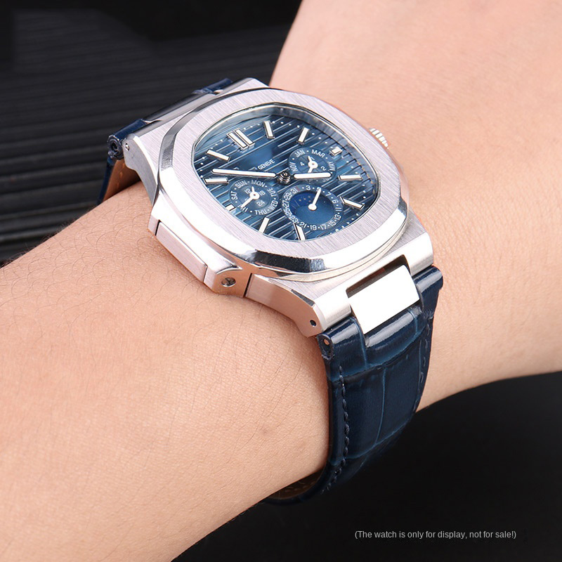25X13mm notch Genuine Leather  - Patek Philippe Watch Aquanaut 리뷰 및 가격