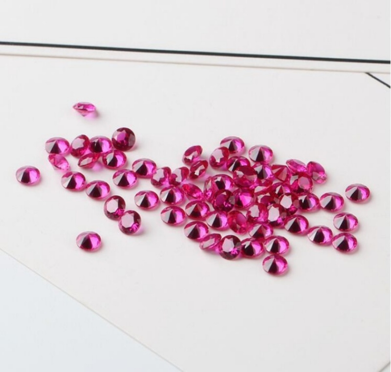 500개/가방 AAAAA 합성 커런덤 스톤 루즈 비즈  - Stones Watches & Jewelry In Sweden Ab 리뷰 및 가격