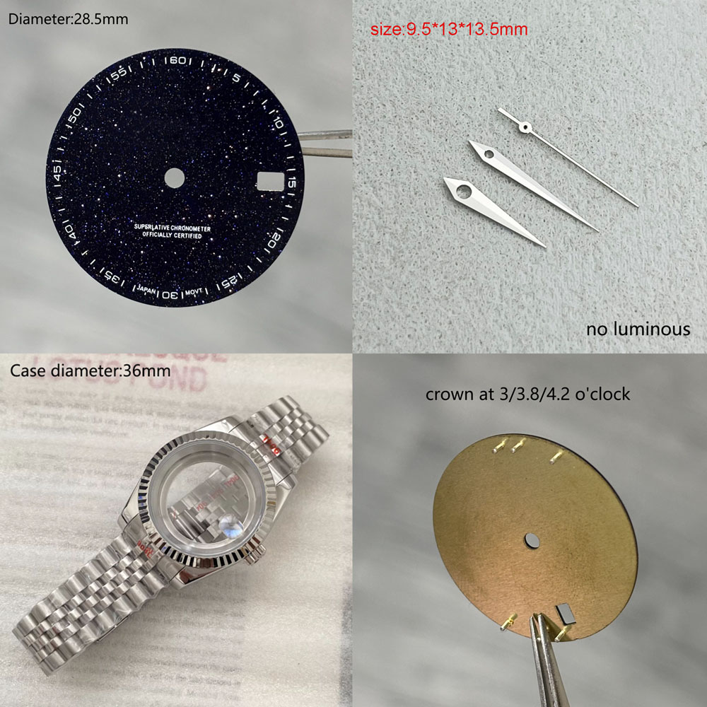 28.5mm nh35 S 로고 다이얼 반짝이는 별빛 하 - Stones Watches & Jewelry In Sweden Ab 리뷰 및 가격
